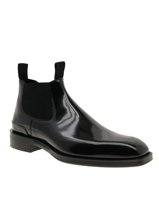 Burberry Bloomsbury Chelsea Boots Black Leather Size 43 New main image 5